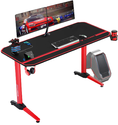 T Shaped Gaming Desk
