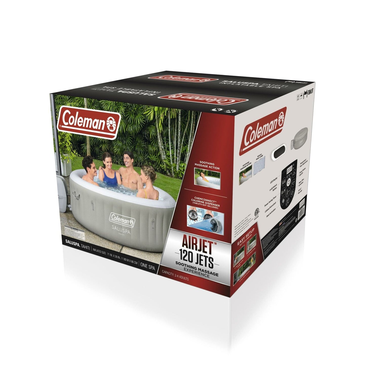 Coleman Saluspa Tahiti Airjet Inflatable Hot Tub